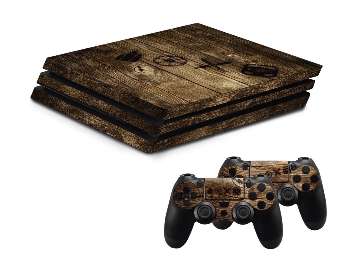 

Hama playstation 4 pro skin - wood edition