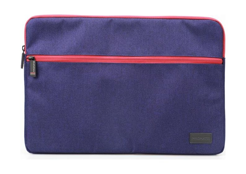 

Promate portfolio-l lightweight sleeve with water repellent protective fabric - blue
