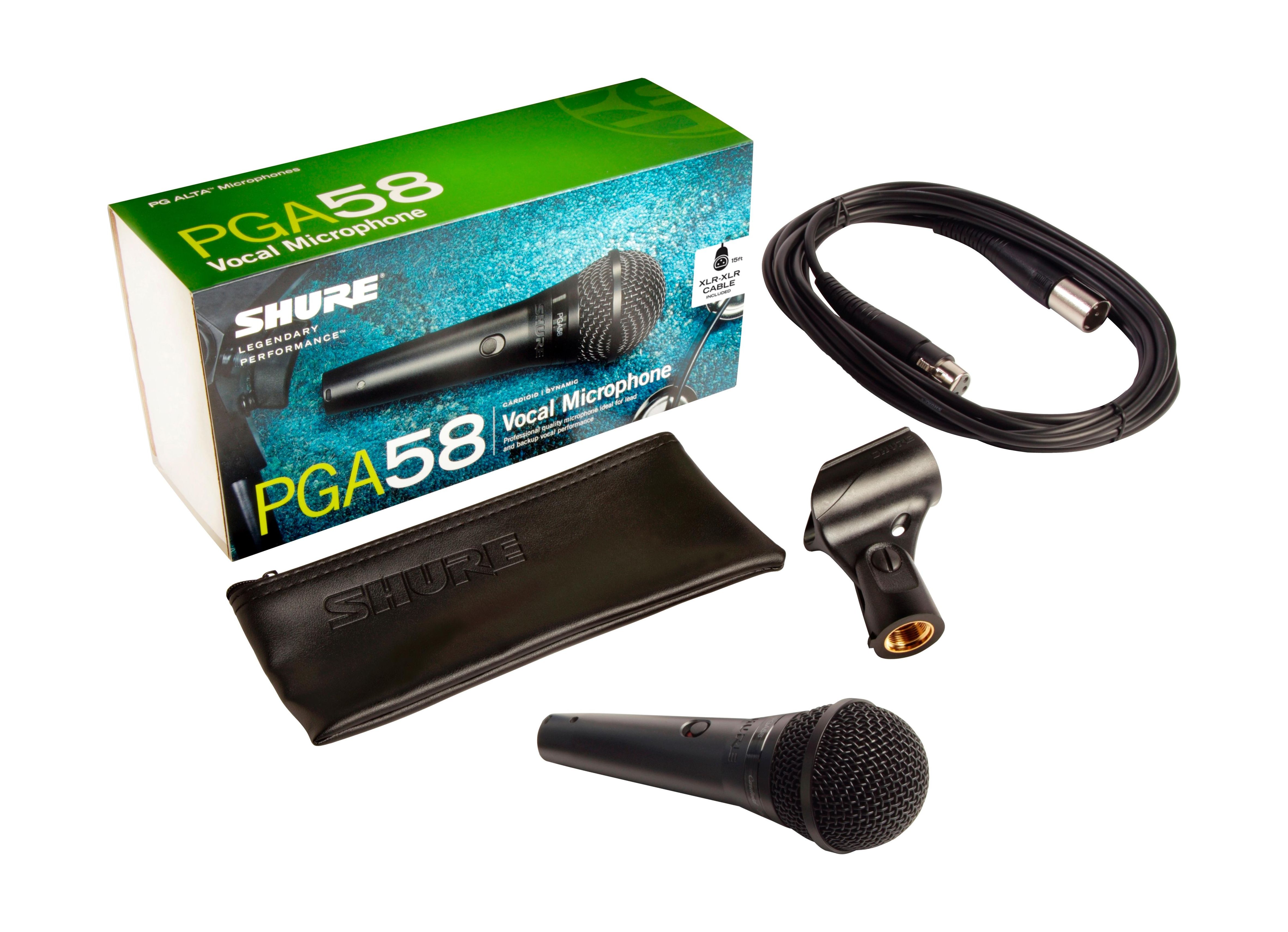Buy Shure cardioid dynamic vocal microphone (pga58-xlr-e) in Saudi Arabia