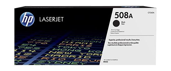 

Hp 508a original laserjet toner cartridge (cf360a) - black