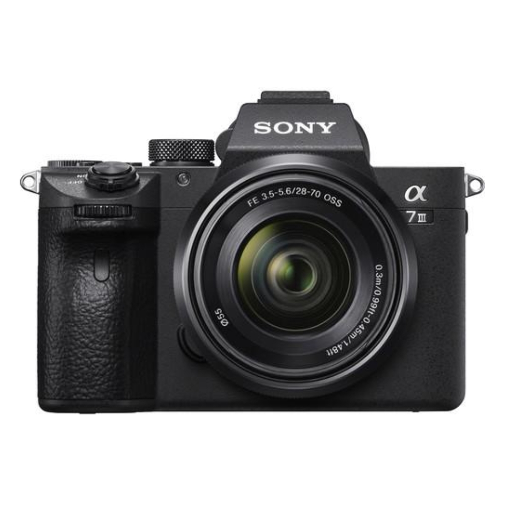 

Sony alpha a7 iii mirrorless digital camera with 28-70mm lens - black