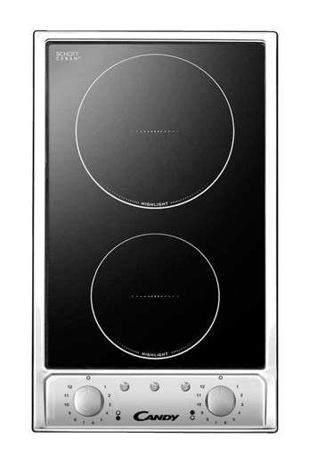 

Candy 30cm 2-plate electric domino vitro ceramic hob (cdh32/1x)
