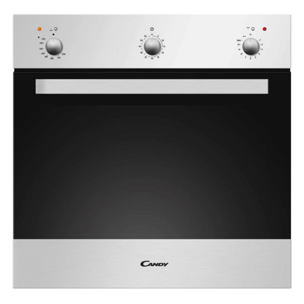 

Candy built-in dual fuel oven 60cm (flg203/1x) inox