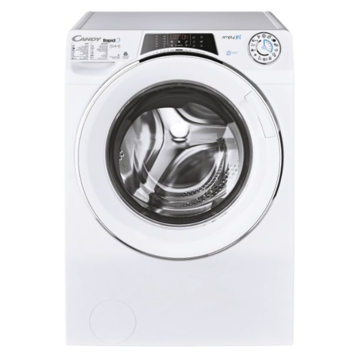 

Candy 14kg front load washing machine (ro14146dwmc8z-19) white