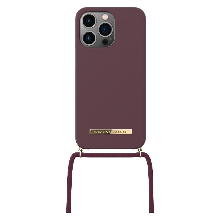 

Ideal of sweden iphone 13 pro necklace case - cherry