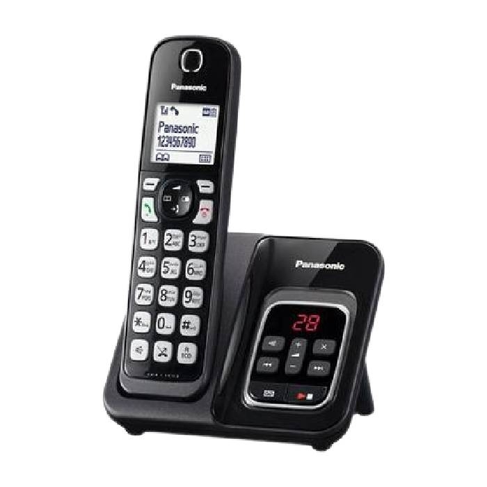 

Panasonic digital cordless phone - (kx-tgd520ueb) black