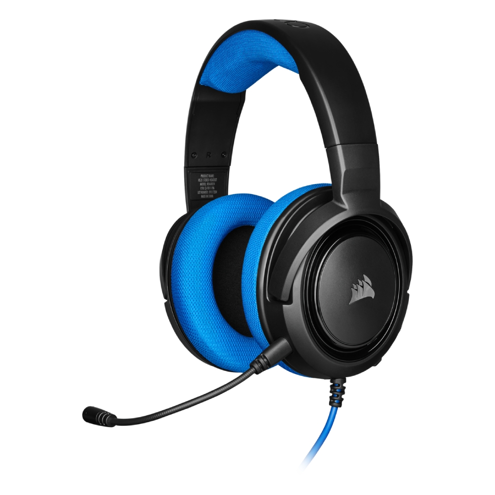 Buy Corsair hs35 stereo wired gaming headset - blue in Saudi Arabia