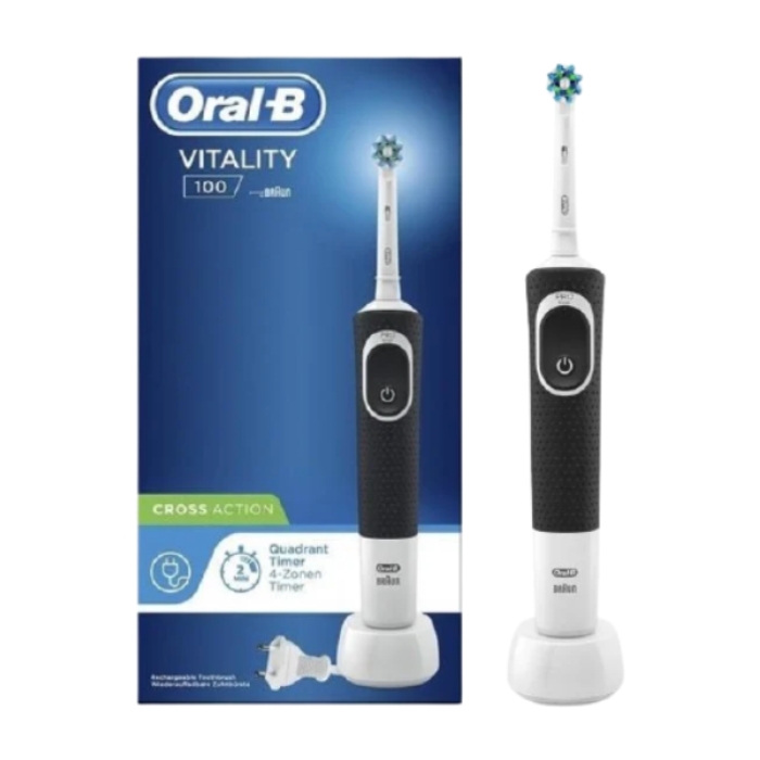 

Oral-b vitality crossaction 100 electric toothbrush - black