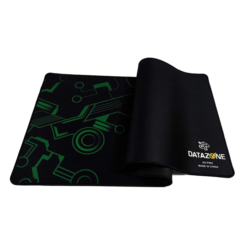 Buy Datazone gaming mouse pad 90x40cm - black / green in Saudi Arabia