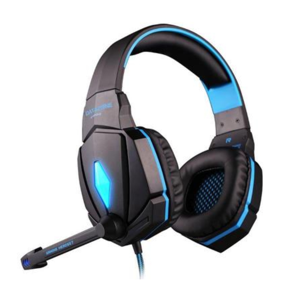 Buy Datazone usb gaming headset (g4000) - black / blue in Saudi Arabia