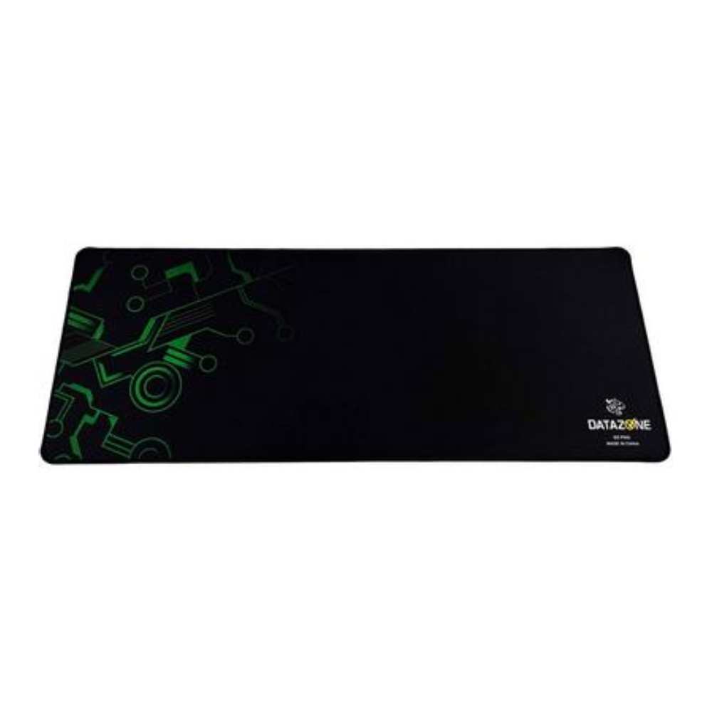 Buy Datazone gaming mouse pad - black / green in Saudi Arabia