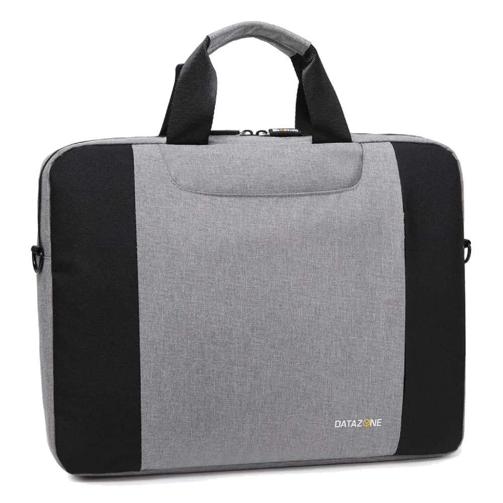 Buy Datazone shoulder bag for 15. 6-inch laptop - grey/black in Saudi Arabia