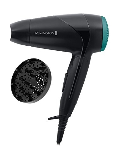 

Remington 2000w folding travel hairdryer - black / turqoise (d1500)