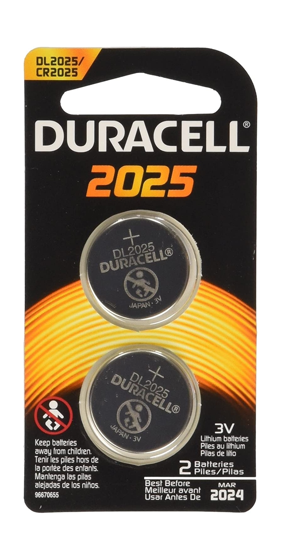 Duracell 2025 coin button batteries
