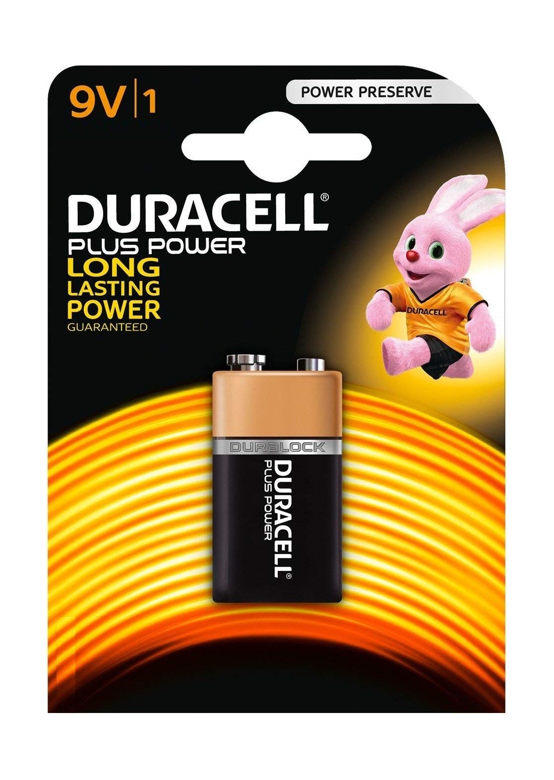 

Duracell 9v plus power battery - 1 pack