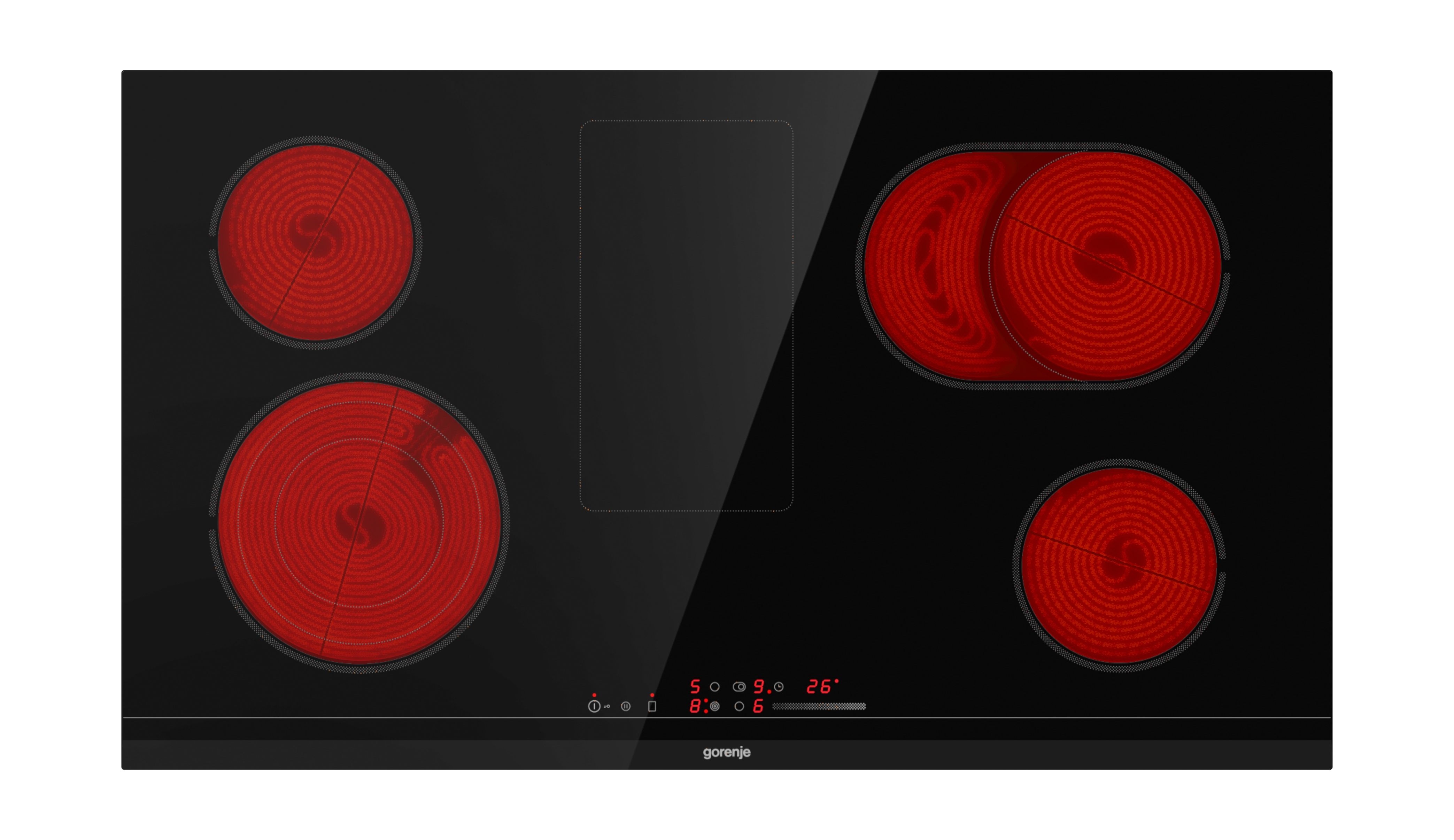 

Gorenje 90cm 4 burners electric hob - ecs959cs