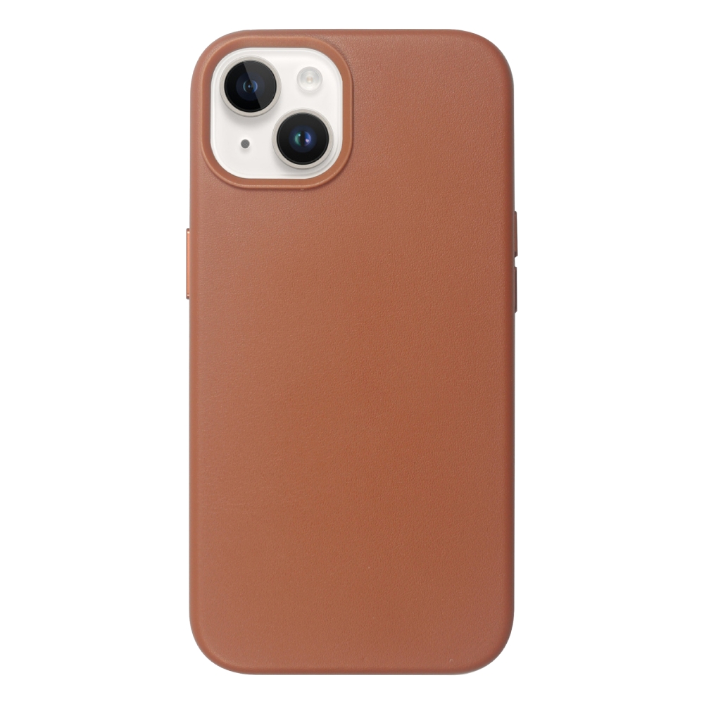 

Eq magsafe leather case for iphone 14 plus - brown