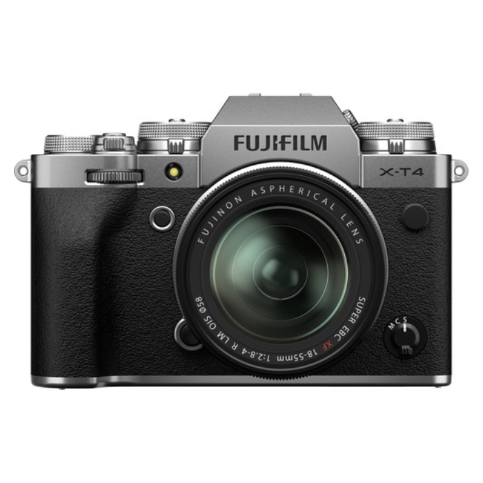 

Fujifilm x-t4 mirrorless digital camera with 18-55mm lens - silver