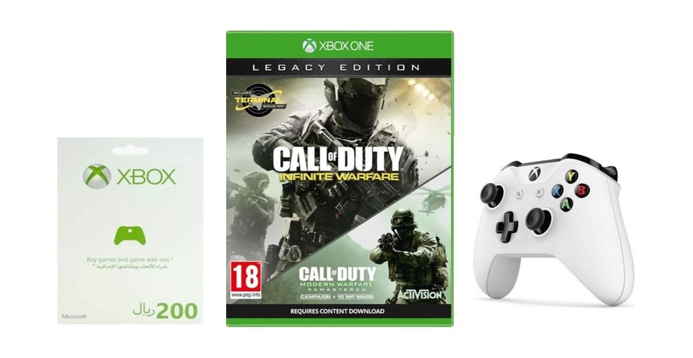 

Call of duty: infinite warfare legacy edition + xbox wireless controller + xbox live ca...