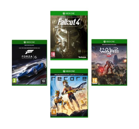 

Forza motorsport 6 + fallout 4 + recore + halo wars 2 – xbox one games