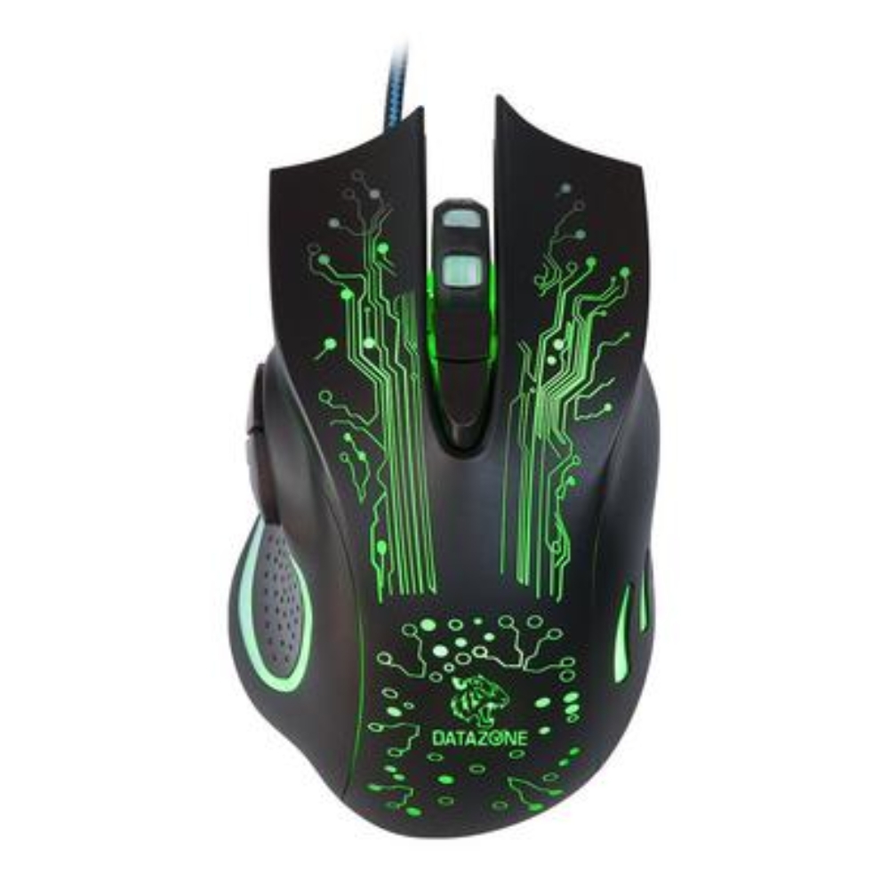 Buy Datazone rgb gaming mouse - green in Saudi Arabia