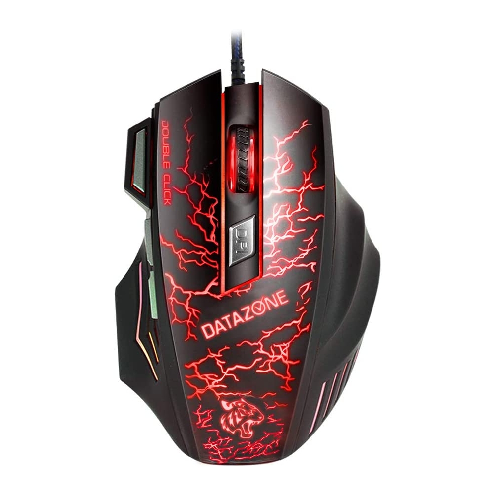 Buy Datazone rgb gaming mouse - red in Saudi Arabia