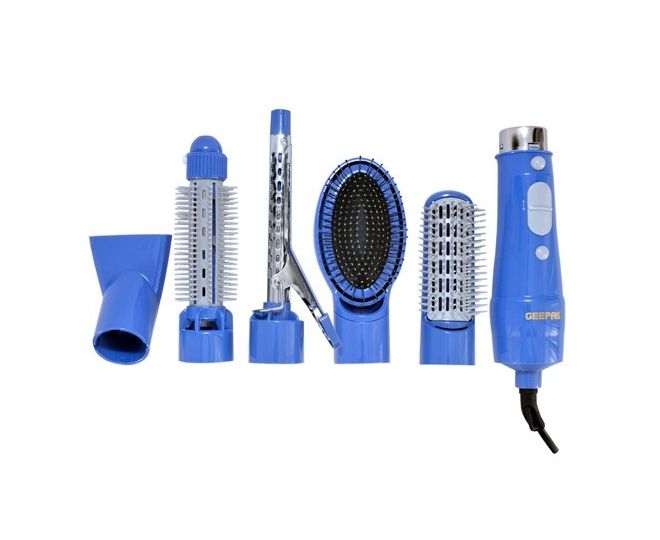 

Geepas 6-in-1 hair styler with 5 attachments (gh715)