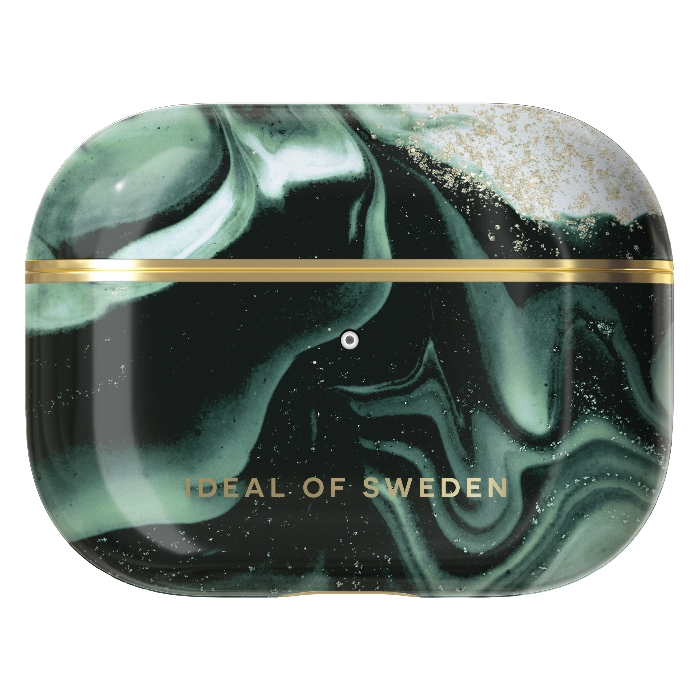 Buy Ideal of sweden airpods pro case - golden olive marble in Saudi Arabia