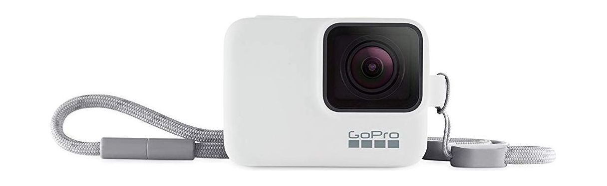 

Gopro sleeve + lanyard - white