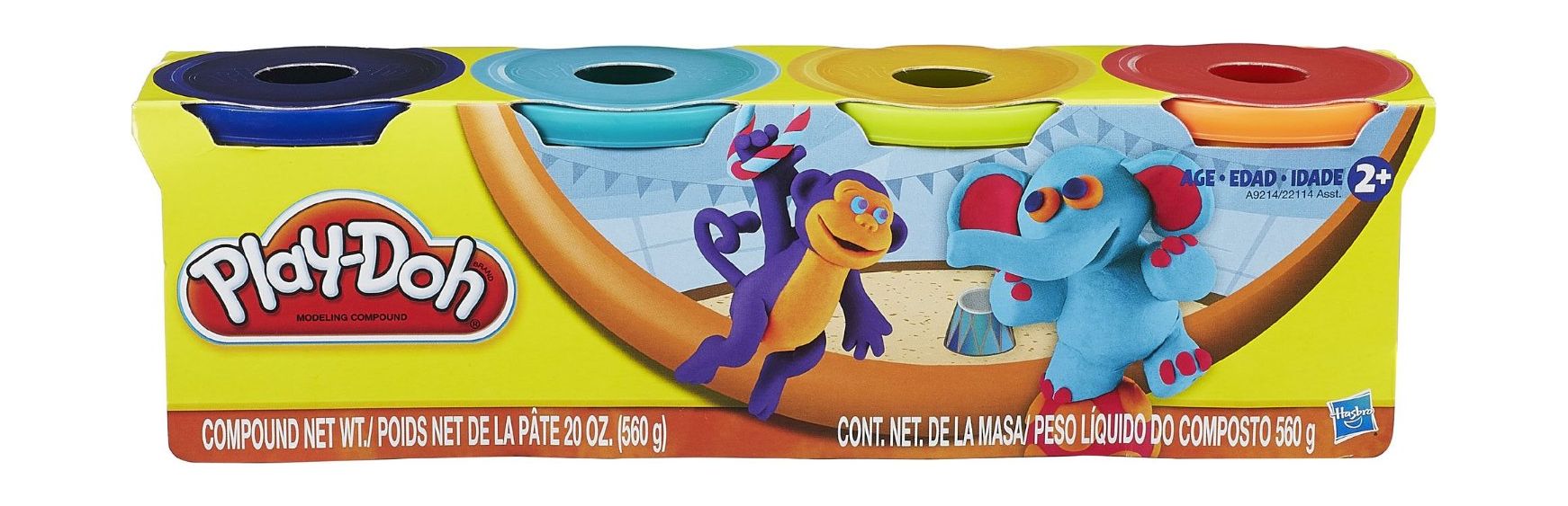 

Hasbro play-doh 4-pack (assorted colors)