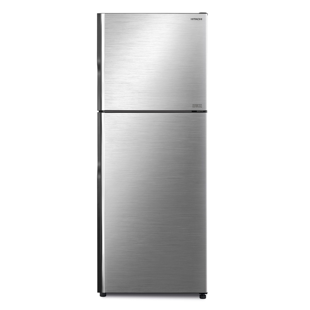 Buy Hitachi 14. 3 cft top freezer refrigerator silver (r-vx470ps9k) in Saudi Arabia