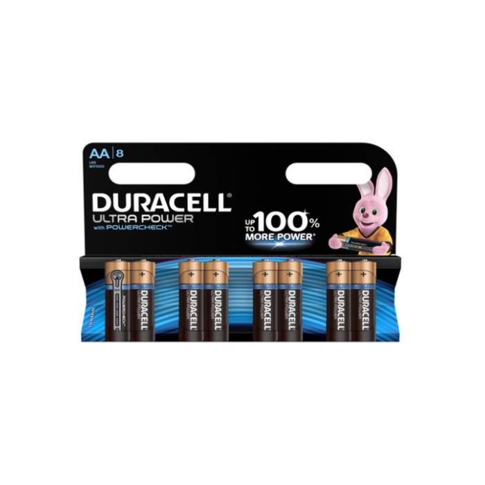 

Duracell ultra power aa batteries - 8 pack