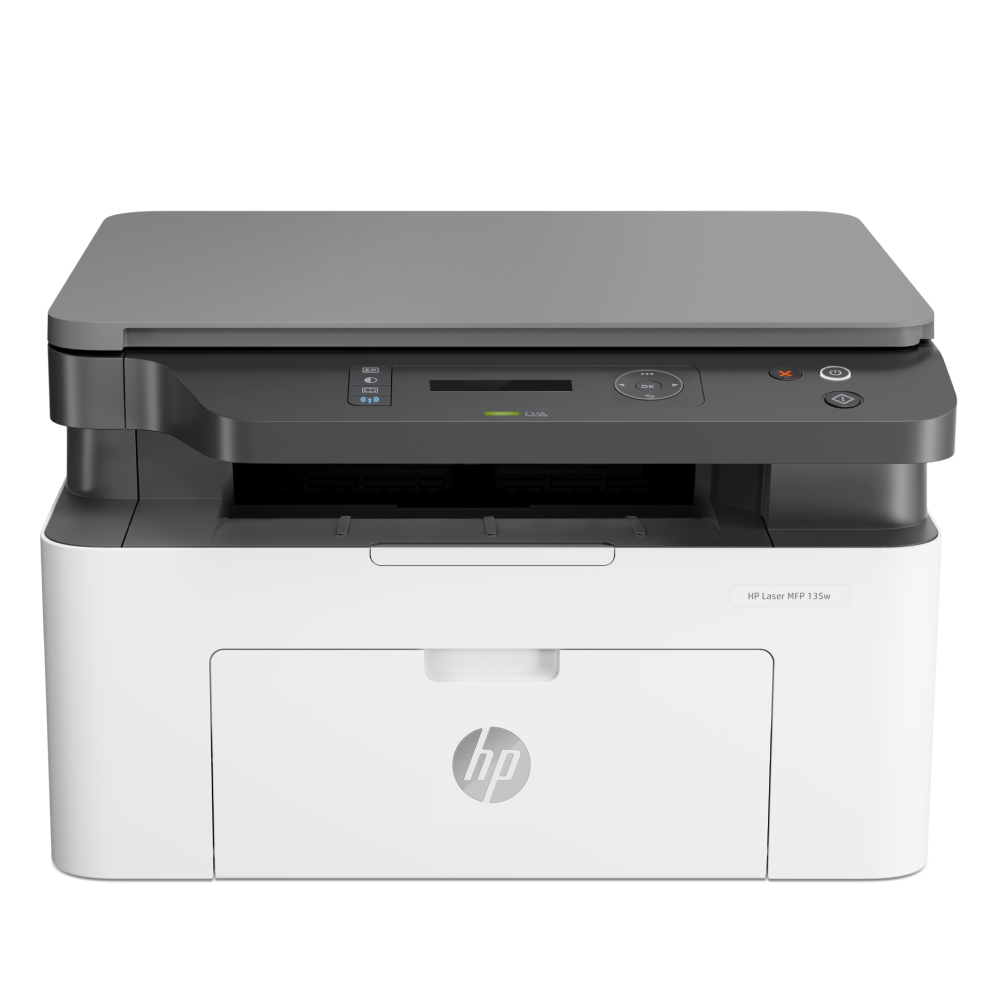 

Hp 3 in 1 wireless laser multifunction printer, 4zb83a - white