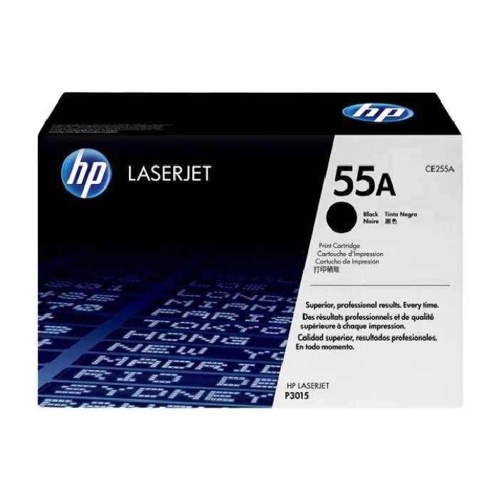 

Hp 55a black original laserjet toner cartridge (ce255a)