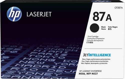 

Hp 87a black original laserjet toner cartridge (cf287a)
