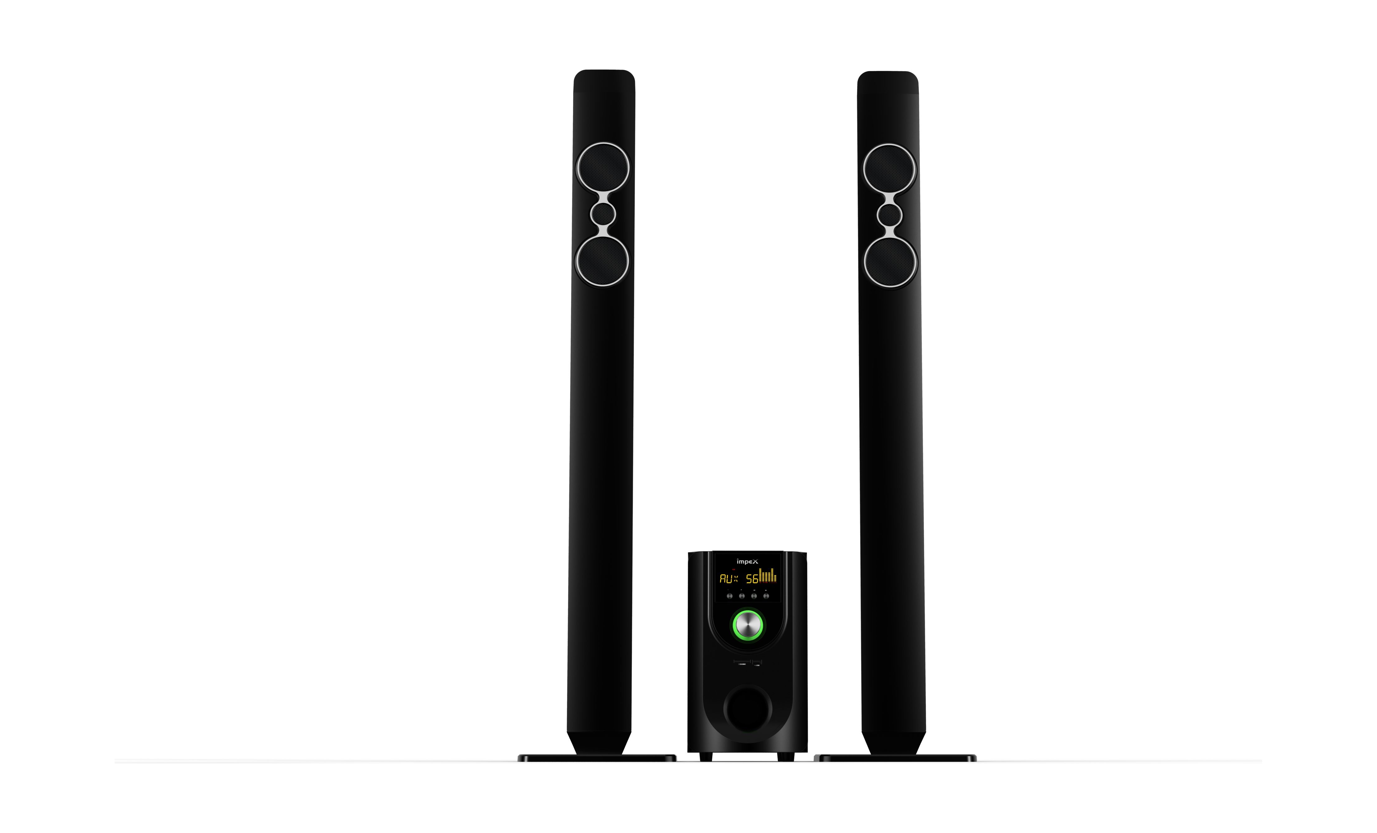 

Impex 2. 1 ch 130w hifi system (ht 2114) - black