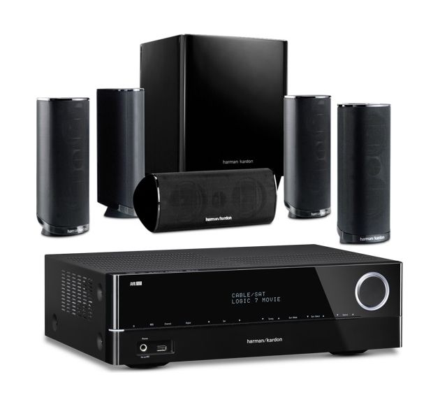 

Harman kardon 5. 1 channel 120w home theater speaker system + harman kardon 151 5. 1 ch...