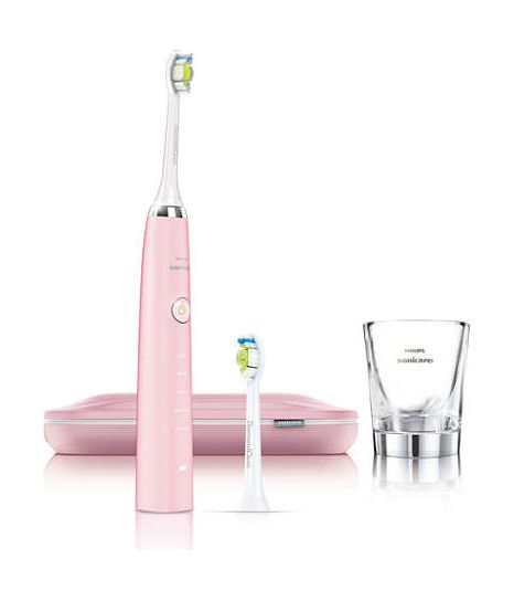 Buy Philips sonicare diamondclean sonic 7 series electric toothbrush (hx9362/67) – pink in Saudi Arabia