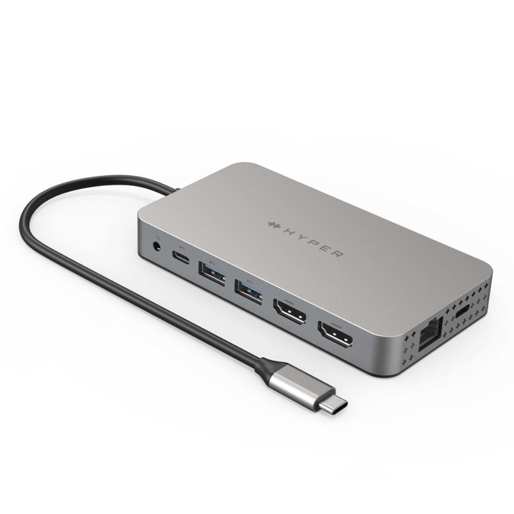 

Hyper hyperdrive dual 4k hdmi 10-in-1 usb-c hub (hdm1h)