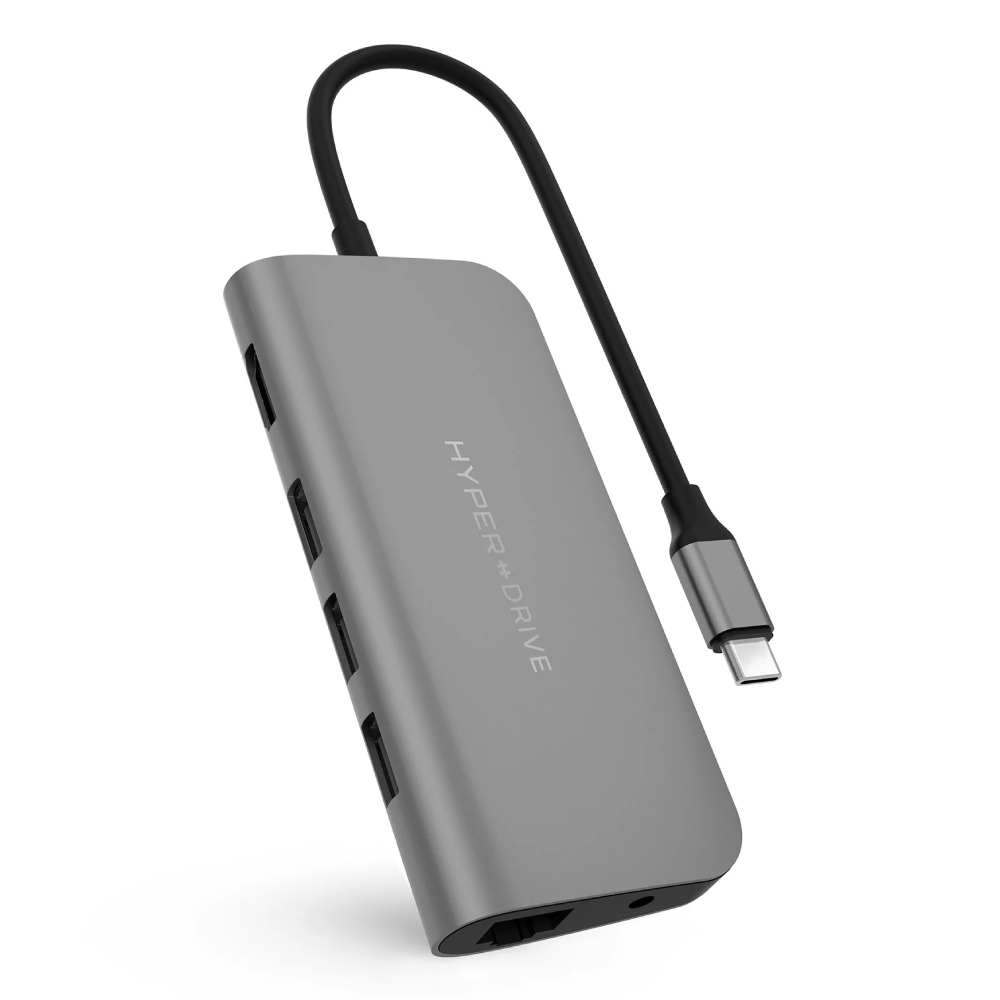 

Hyper hyperdrive power 9 in 1 usb type c hub for macbook (hd30f-gray)