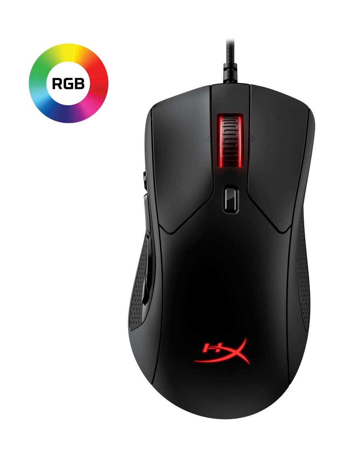 

Hyperx pulsefire raid wired gaming mouse - black