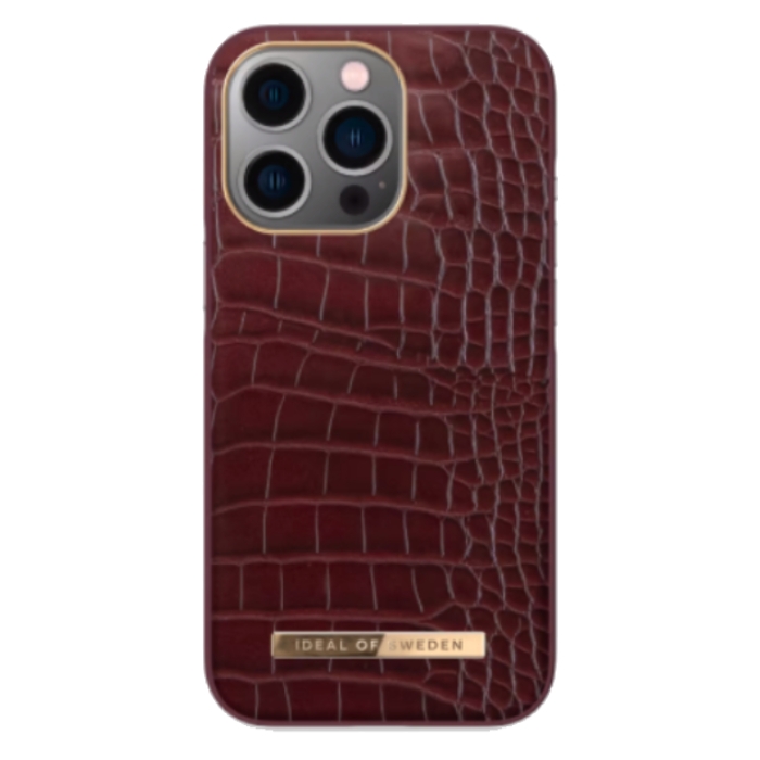 

Ideal of sweden iphone 13 pro case - scarlet croco