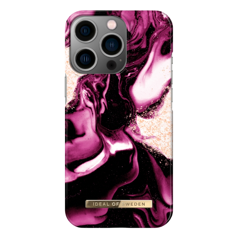 

Ideal of sweden case for iphone 14 pro max - golden ruby marble