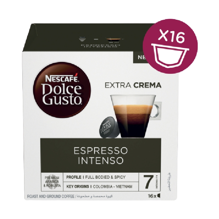 

Dolce gusto espresso intenso 16 capsules