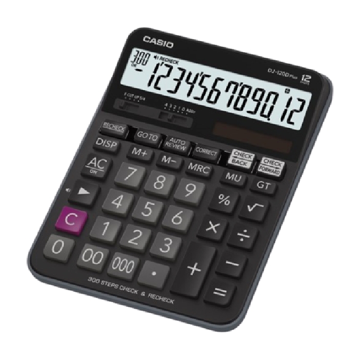 

Casio office calculator (dj-120d-plus)