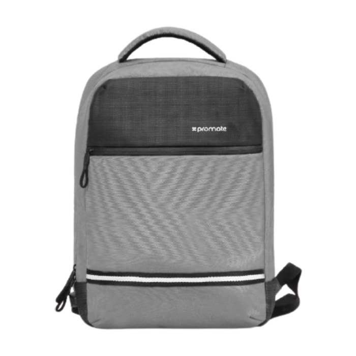 

Promate anti-theft laptop backpack with usb port - grey