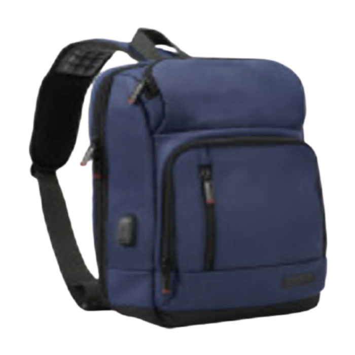 

Promate urban travel sling bag for 13" laptop -blue