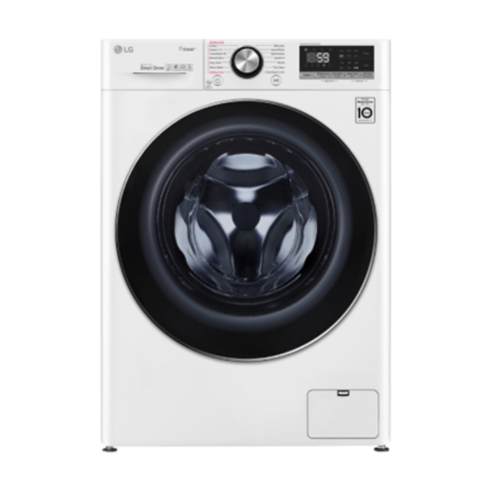 

Lg front load washer 10. 5 kg (wfv1114wht) - white