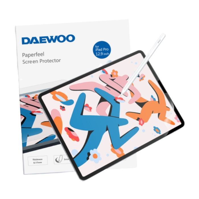 

Daewoo paper-like screen protector for 3rd & 4th gen 12. 9 inch ipad pro