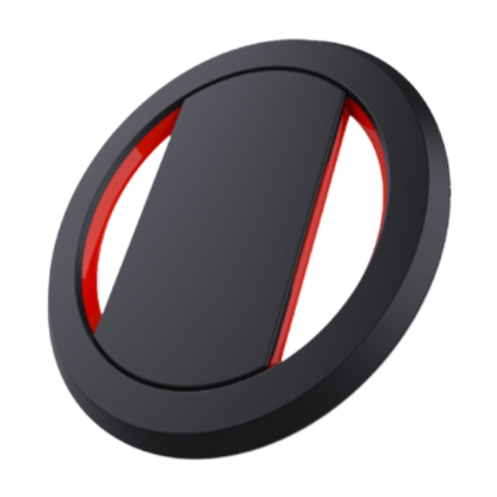 

Ohsnap phone grip - black / red